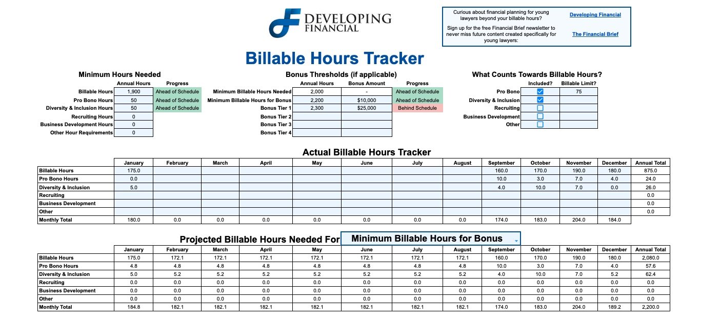 Billable Hours Tracker for Young Lawyers